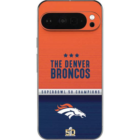 NFL Denver Broncos Super Bowl 50 Champions Pixel 9 Pro XL Skin